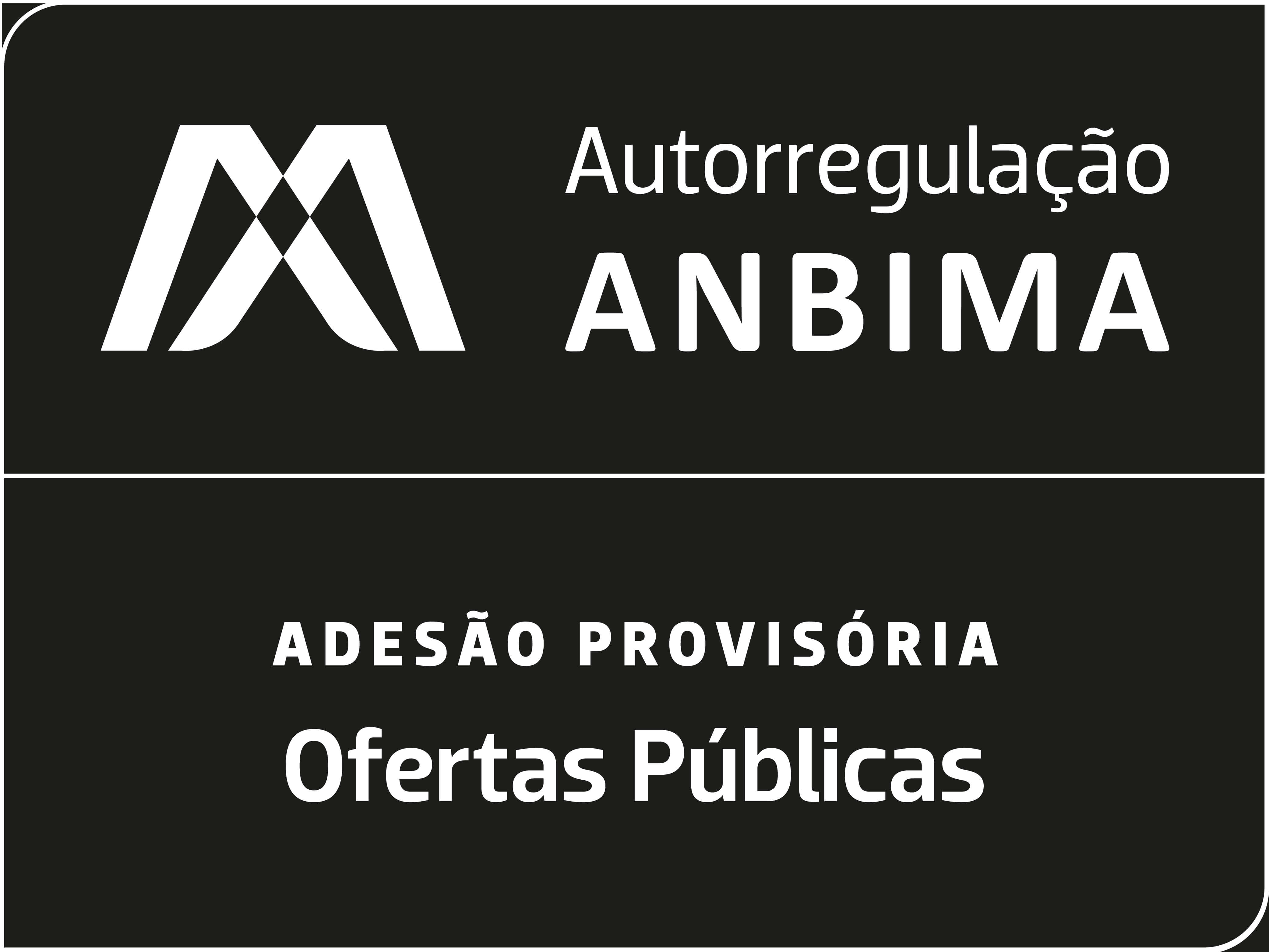 Selo ANBIMA ofertas provisório